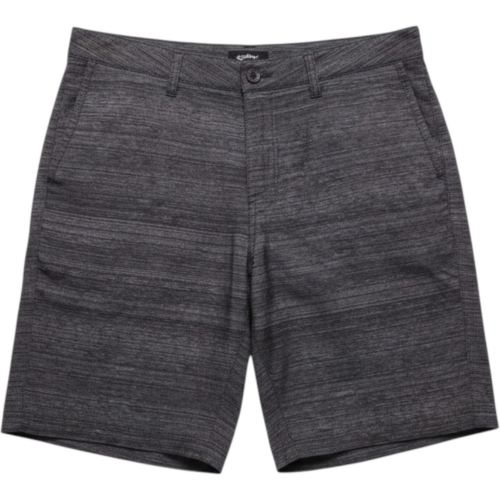 Quiksilver Amphibian Shorts Mens Gray Heather Hybrid Boardshorts Walk Shorts